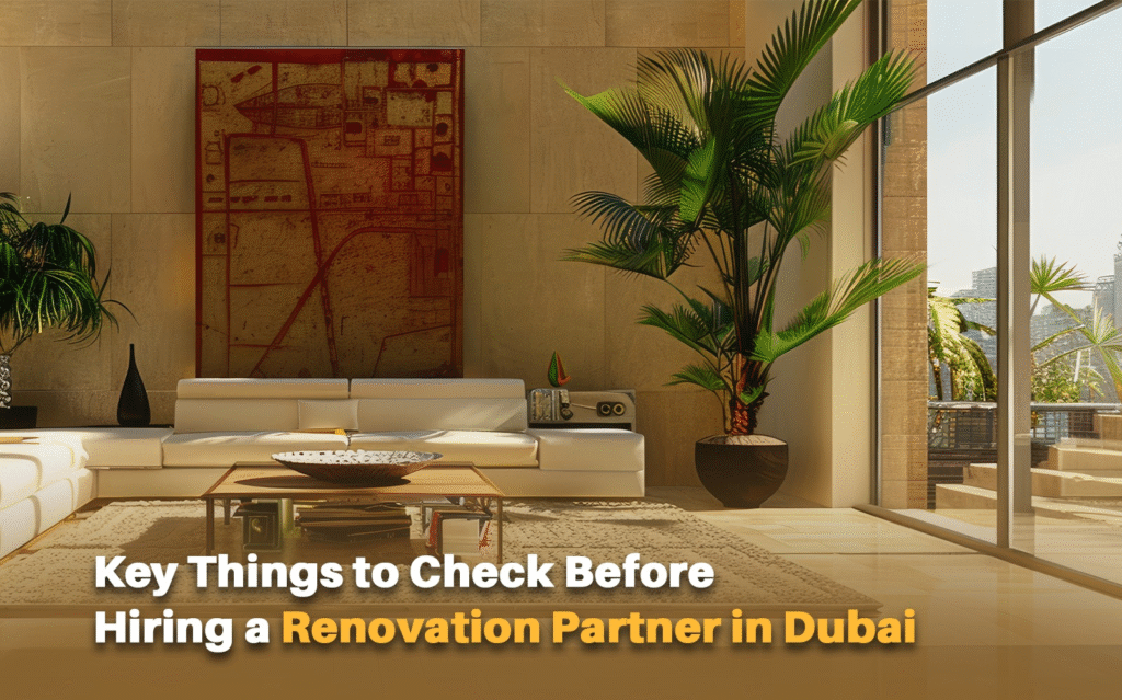 What Should You Look For in a Renovation Contractor’s License in Dubai? A Guide for Homeowners