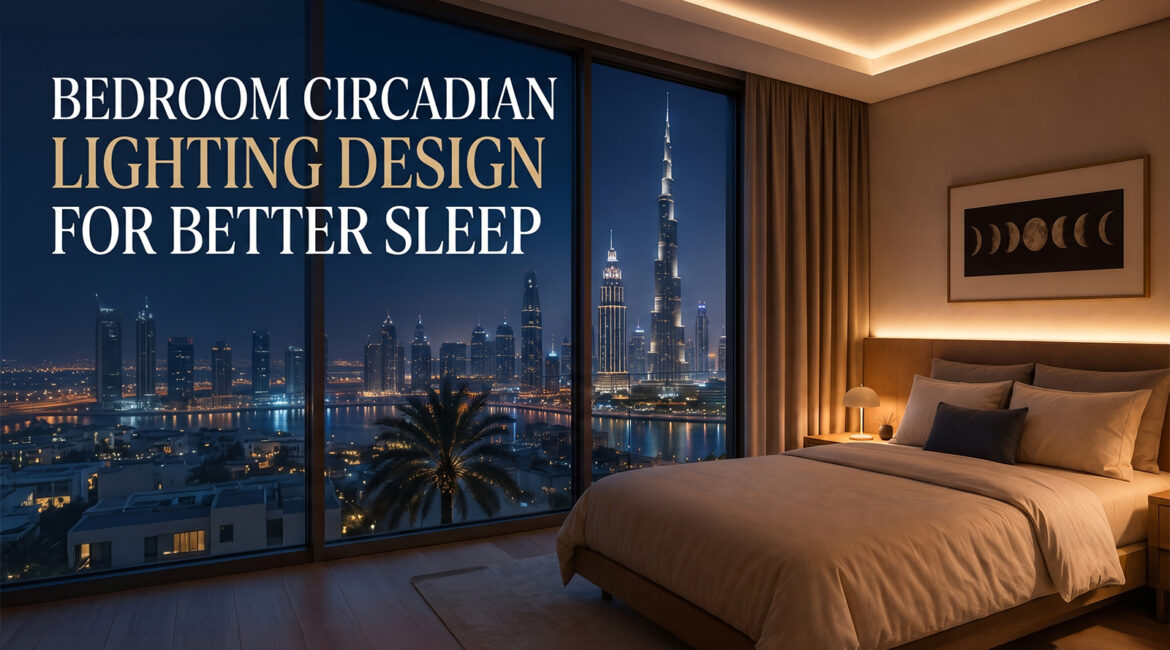 bedroom circadian lighting design for better sleep
