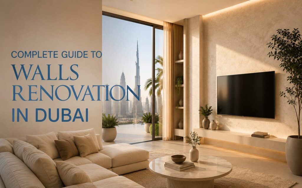Complete Guide to Walls Renovation in Dubai: From Planning to Perfect Finish