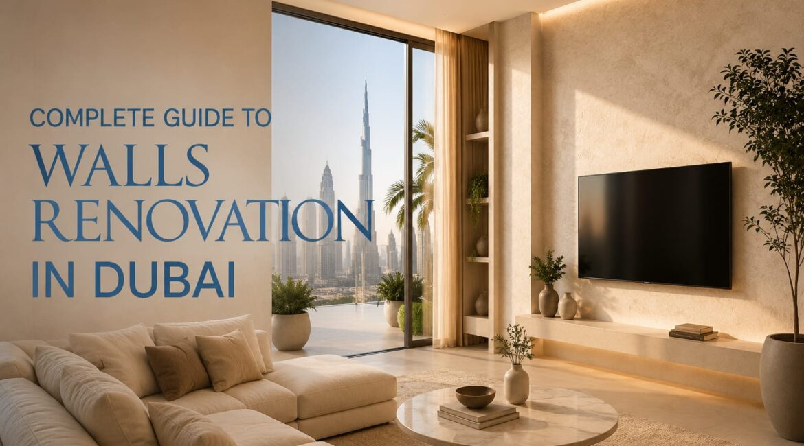 complete guides to walls renovation in dubai
