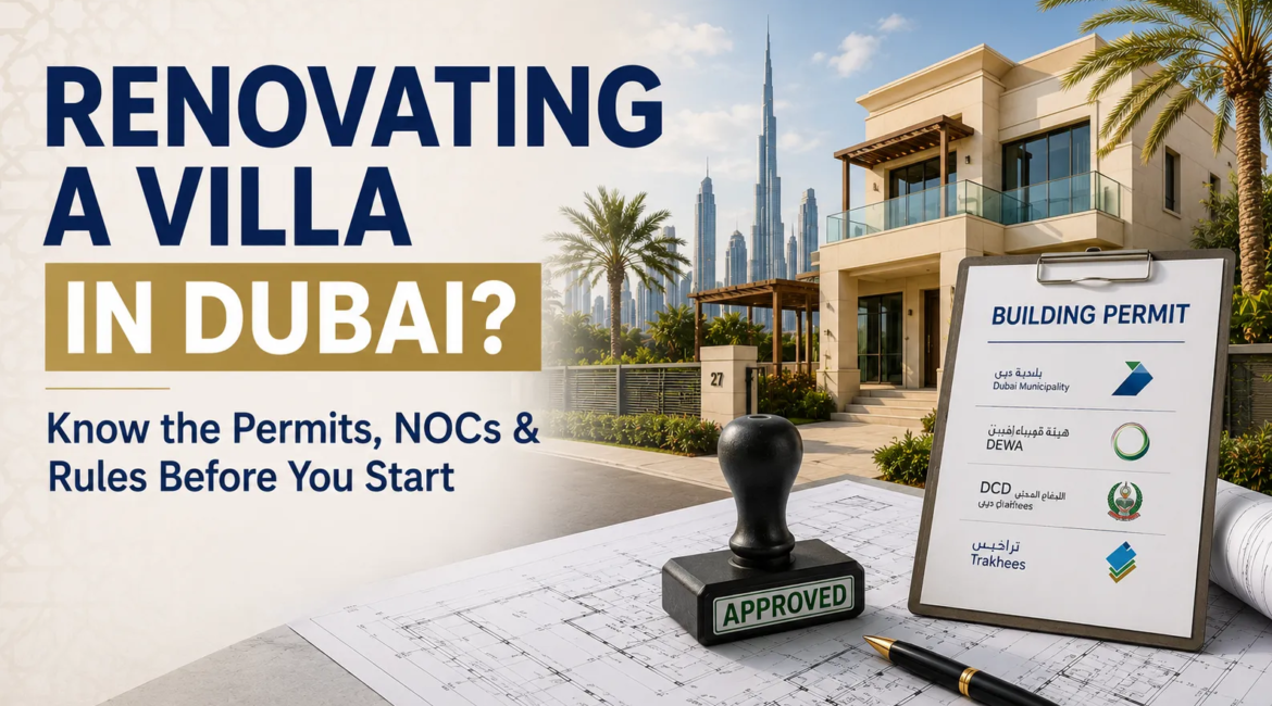 renovating a villa in dubai