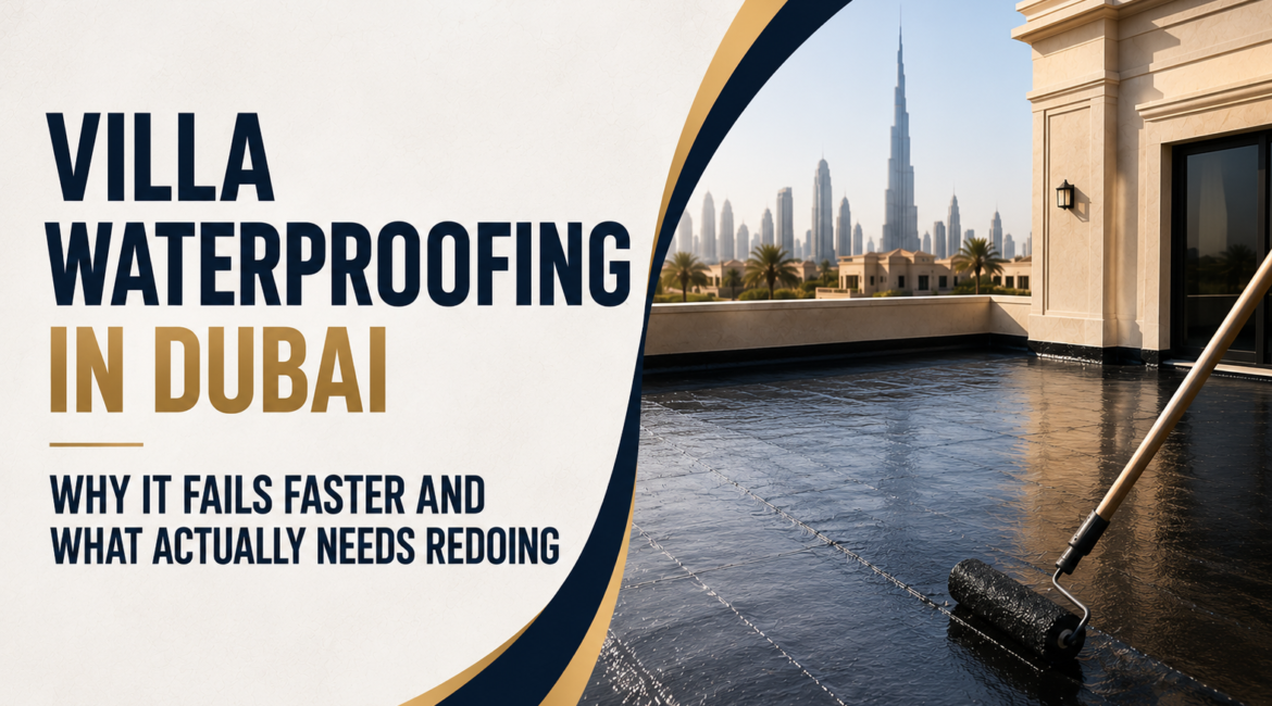 villa waterproofing dubai roof terrace
