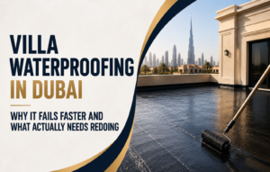 Villa Waterproofing in Dubai: Why It Fails Faster and What Actually Needs Redoing