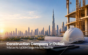 Construction Company in Dubai: Why Law No. 3 of 2026 Changes Who You Should Hire